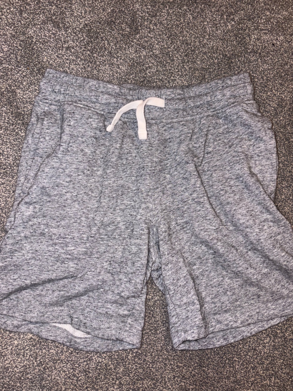 Cozy Grey mens Lounge Shorts with Drawstring